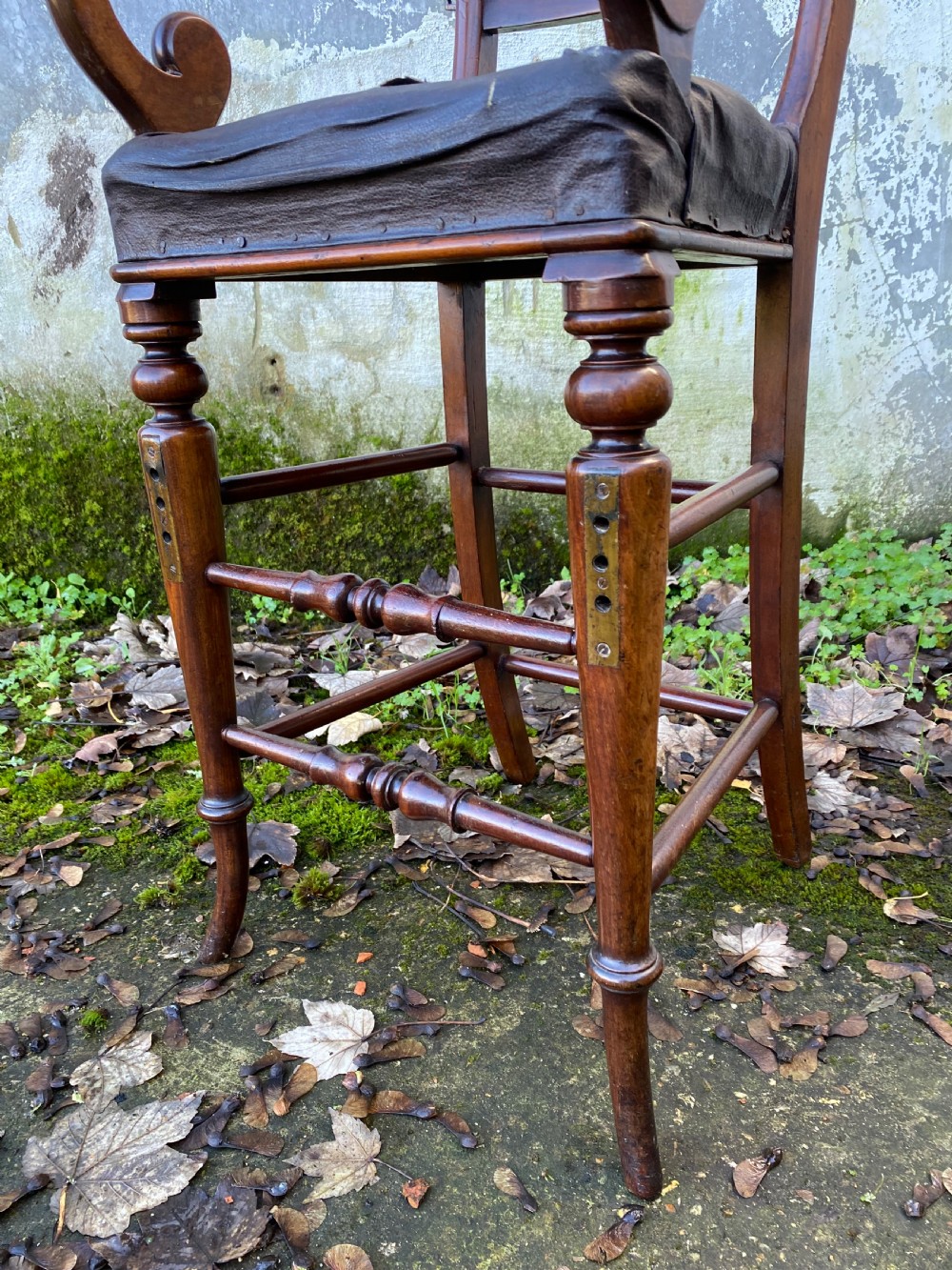 Antique High Chair View IX