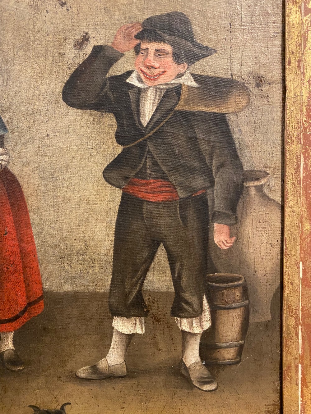 Antique Naive Painting  View III