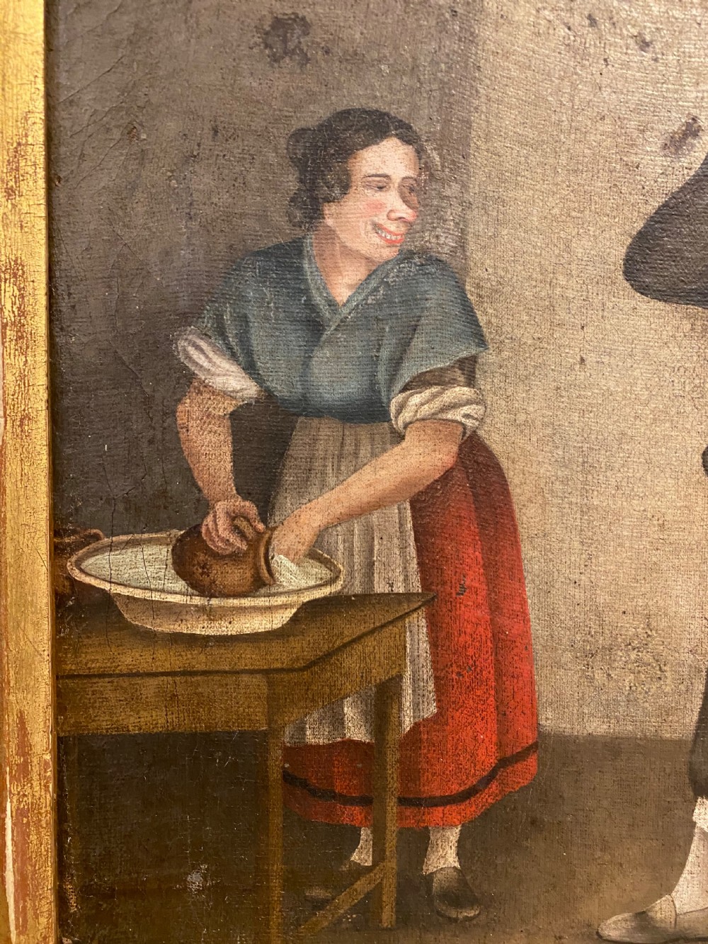 Antique Naive Painting  View IV