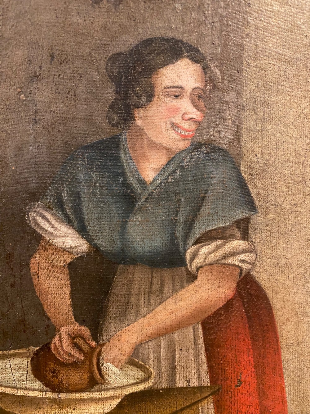Antique Naive Painting  View VI