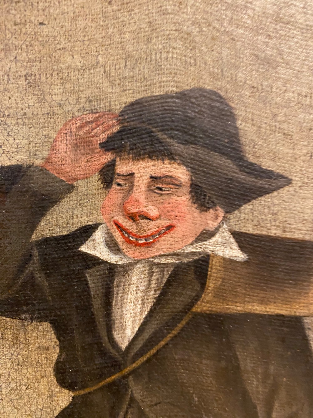 Antique Naive Painting  View VII