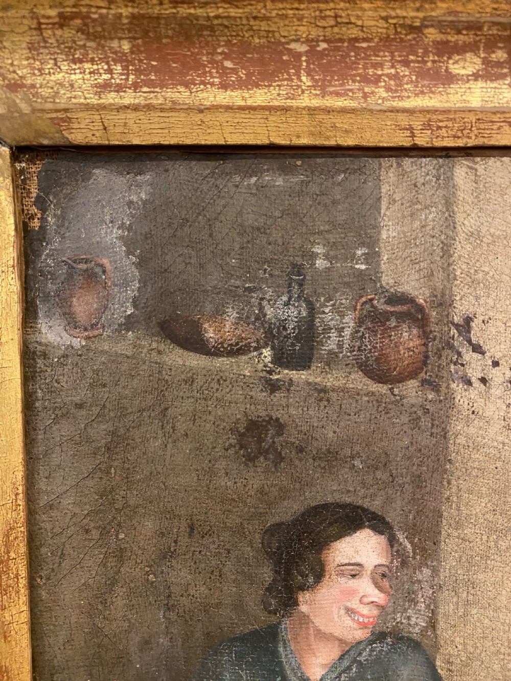 Antique Naive Painting  View X