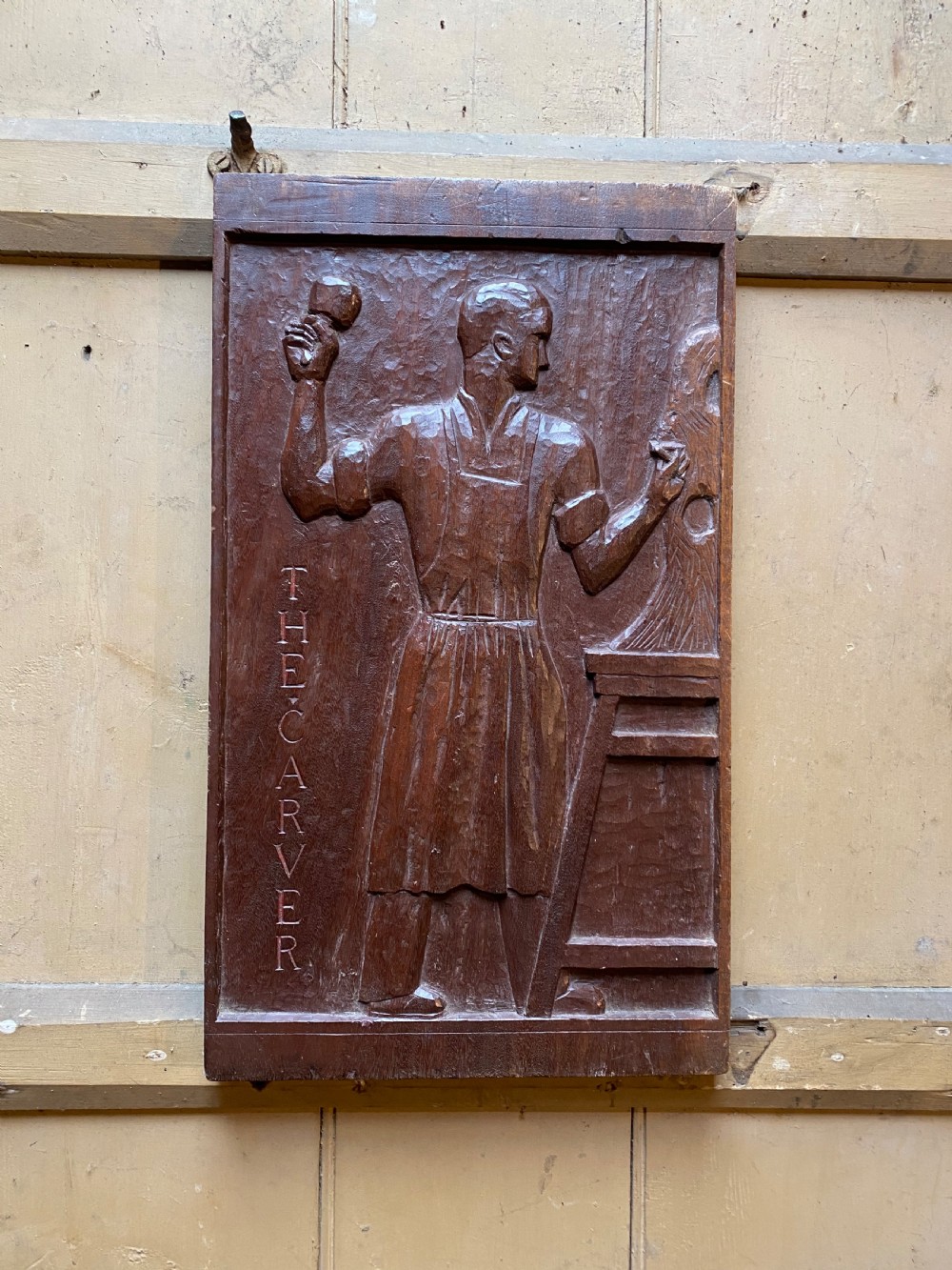 Naive Carved Panel 