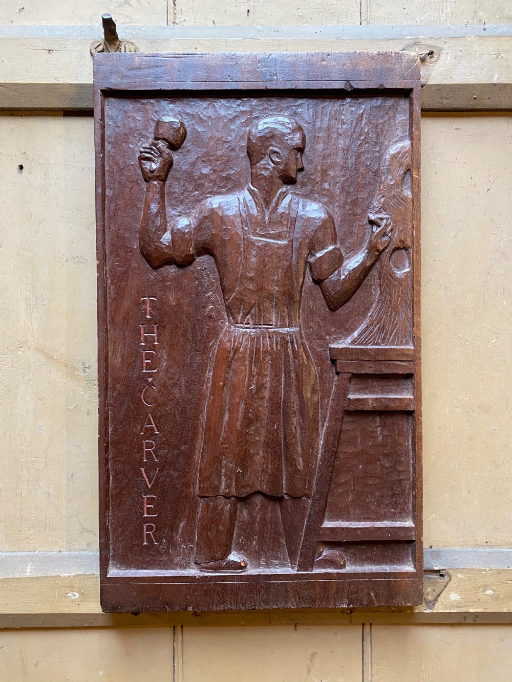 Naive Carved Panel  View II