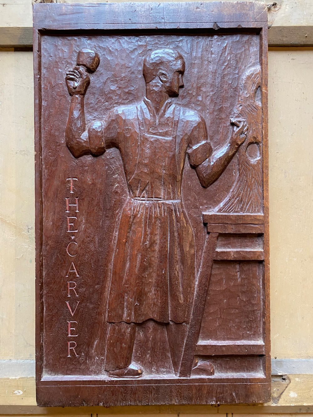 Naive Carved Panel  View III
