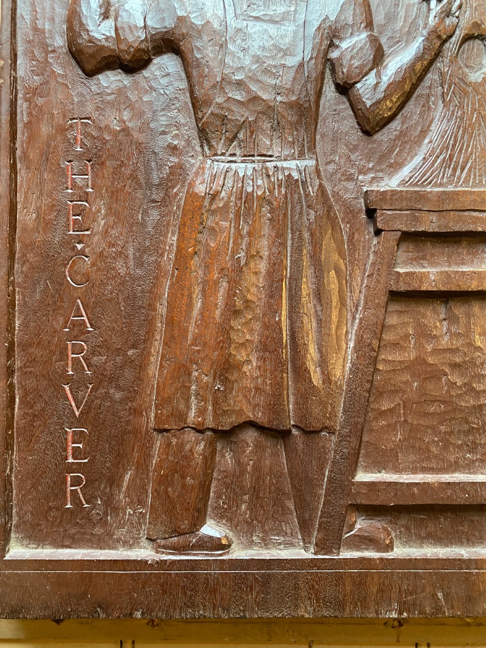 Naive Carved Panel  View V