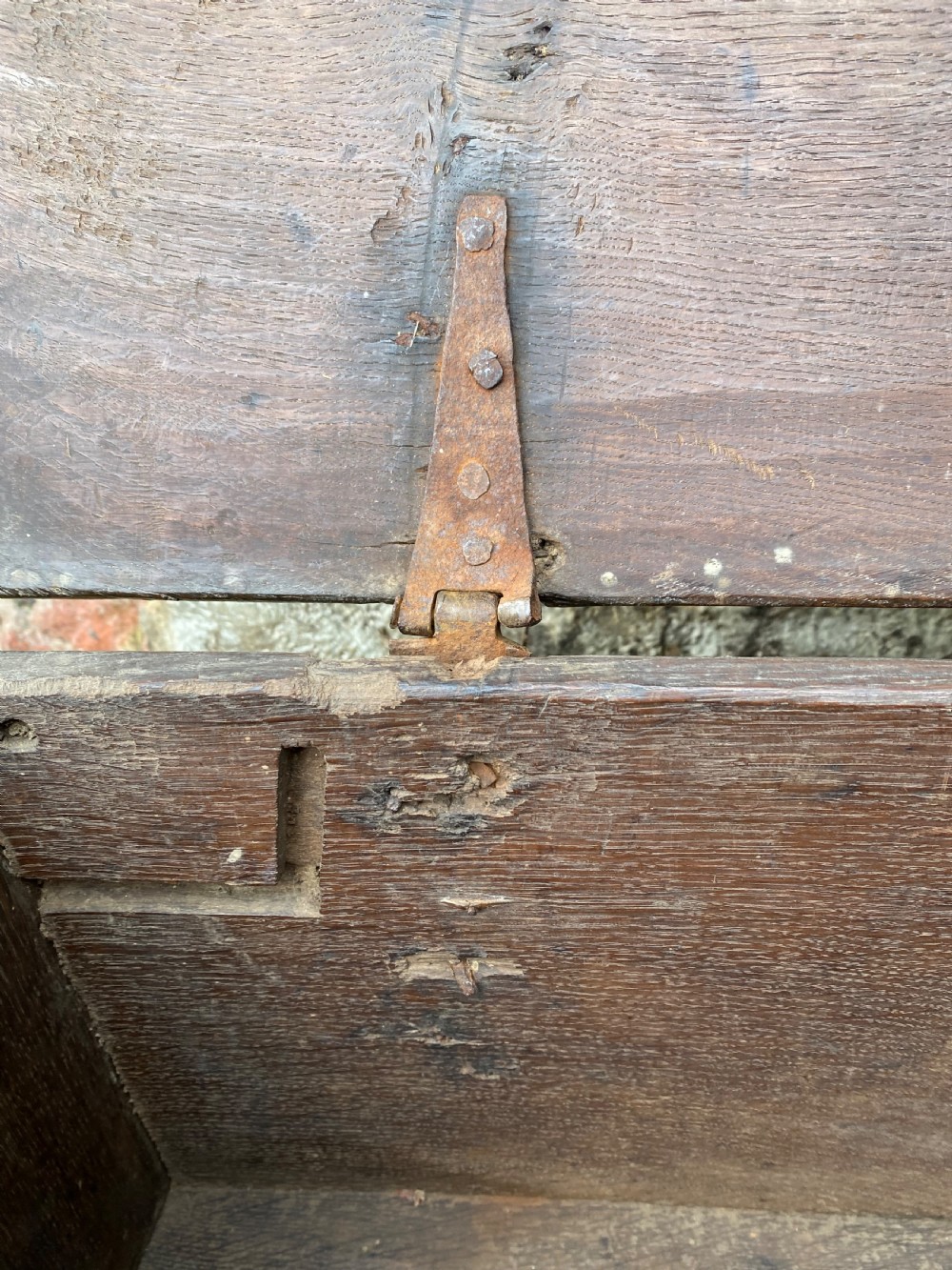 Early Oak Coffer View XVII
