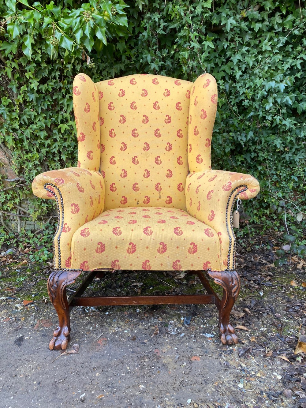 Antique Wingback Armchair  View III
