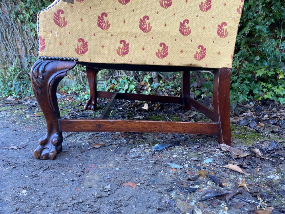 Antique Wingback Armchair  View VII