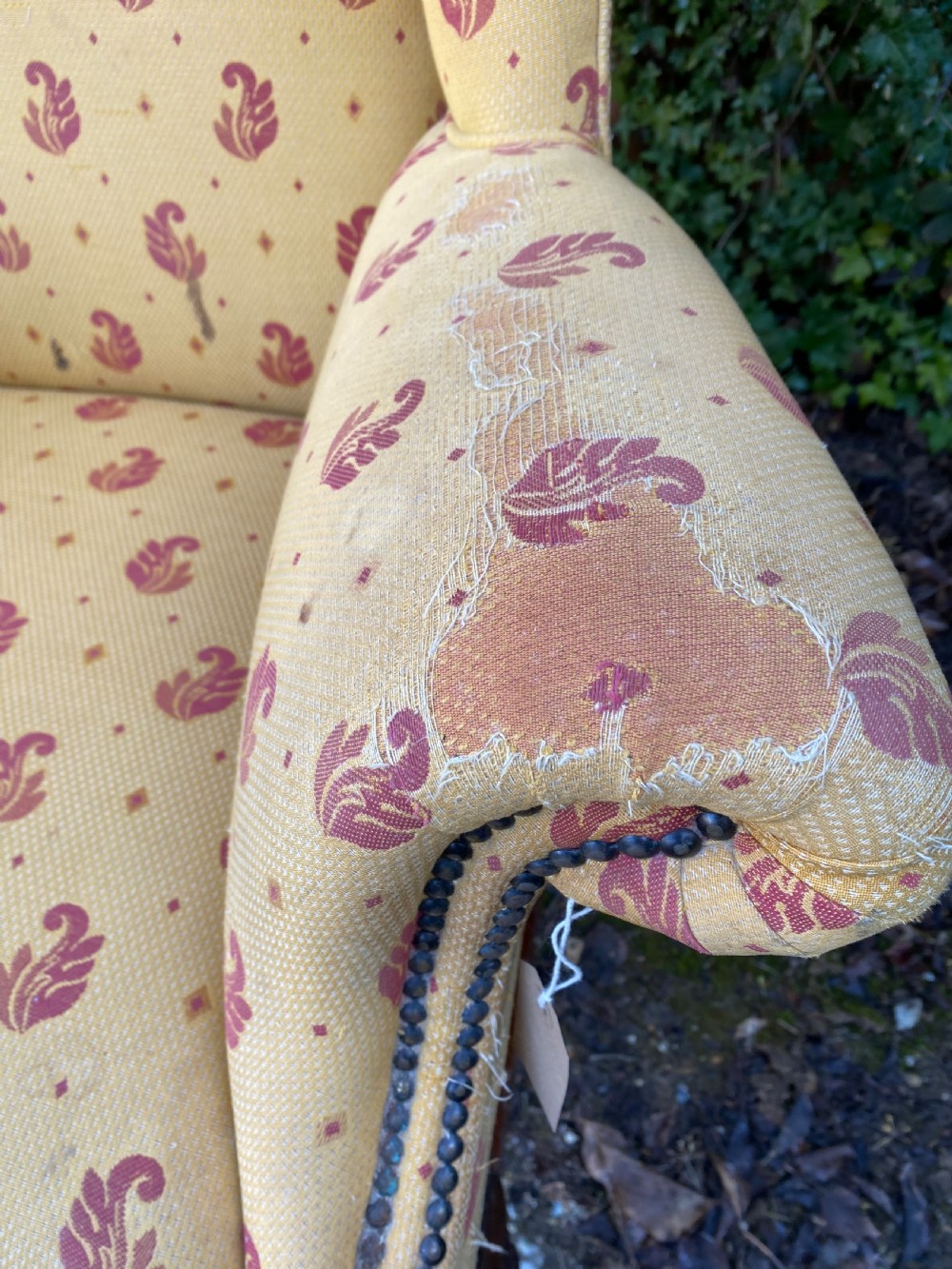 Antique Wingback Armchair  View VIII