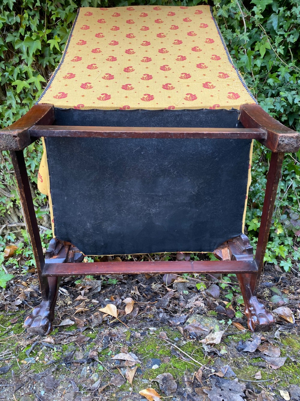Antique Wingback Armchair  View XII