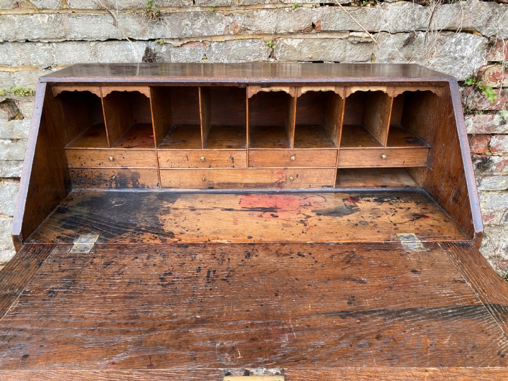 Antique Oak Bureau Cupboard  View VII