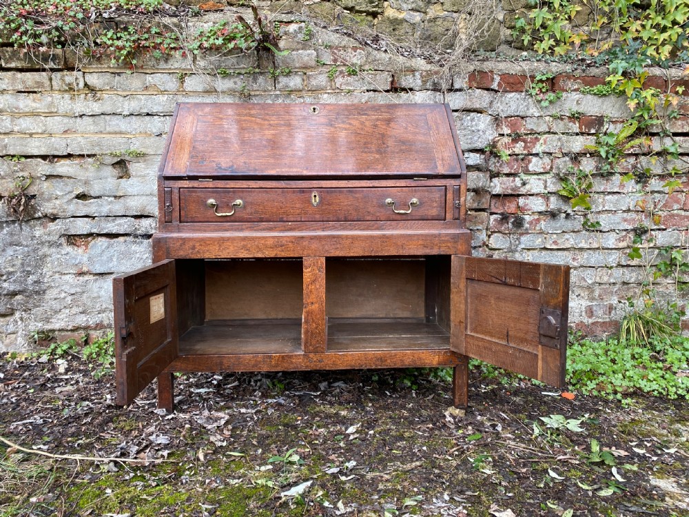 Antique Oak Bureau Cupboard  View XVIII