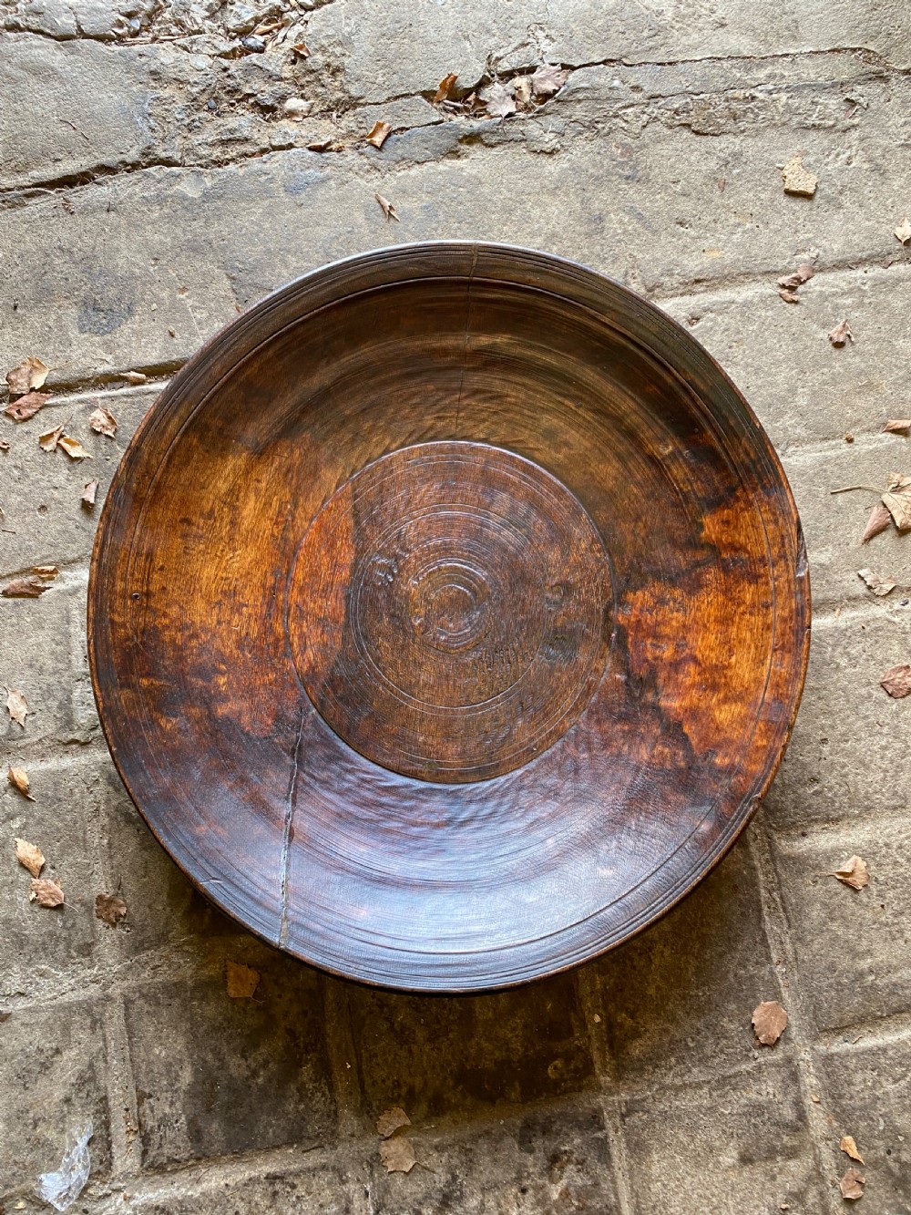 Antique Wooden Bowl