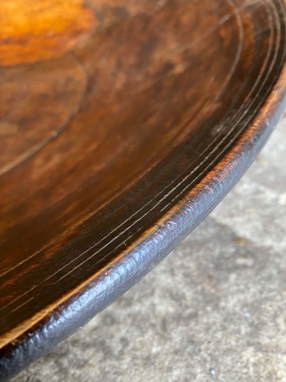 Antique Wooden Bowl View II