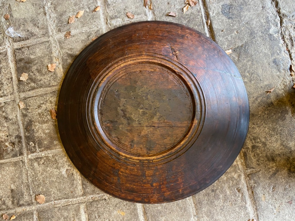 Antique Wooden Bowl View III