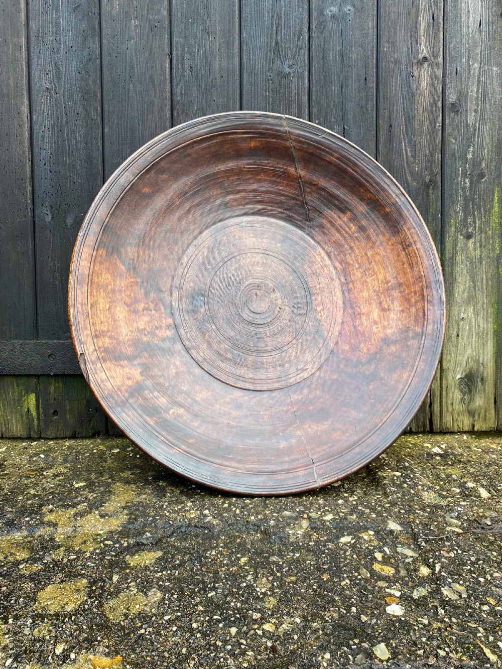 Antique Wooden Bowl View IV