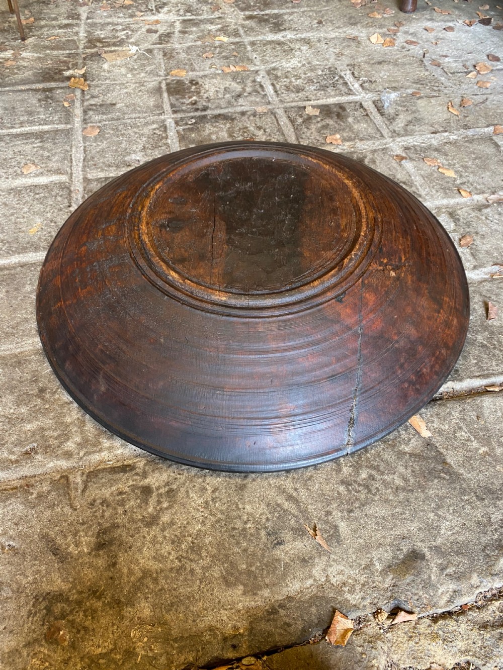 Antique Wooden Bowl View V
