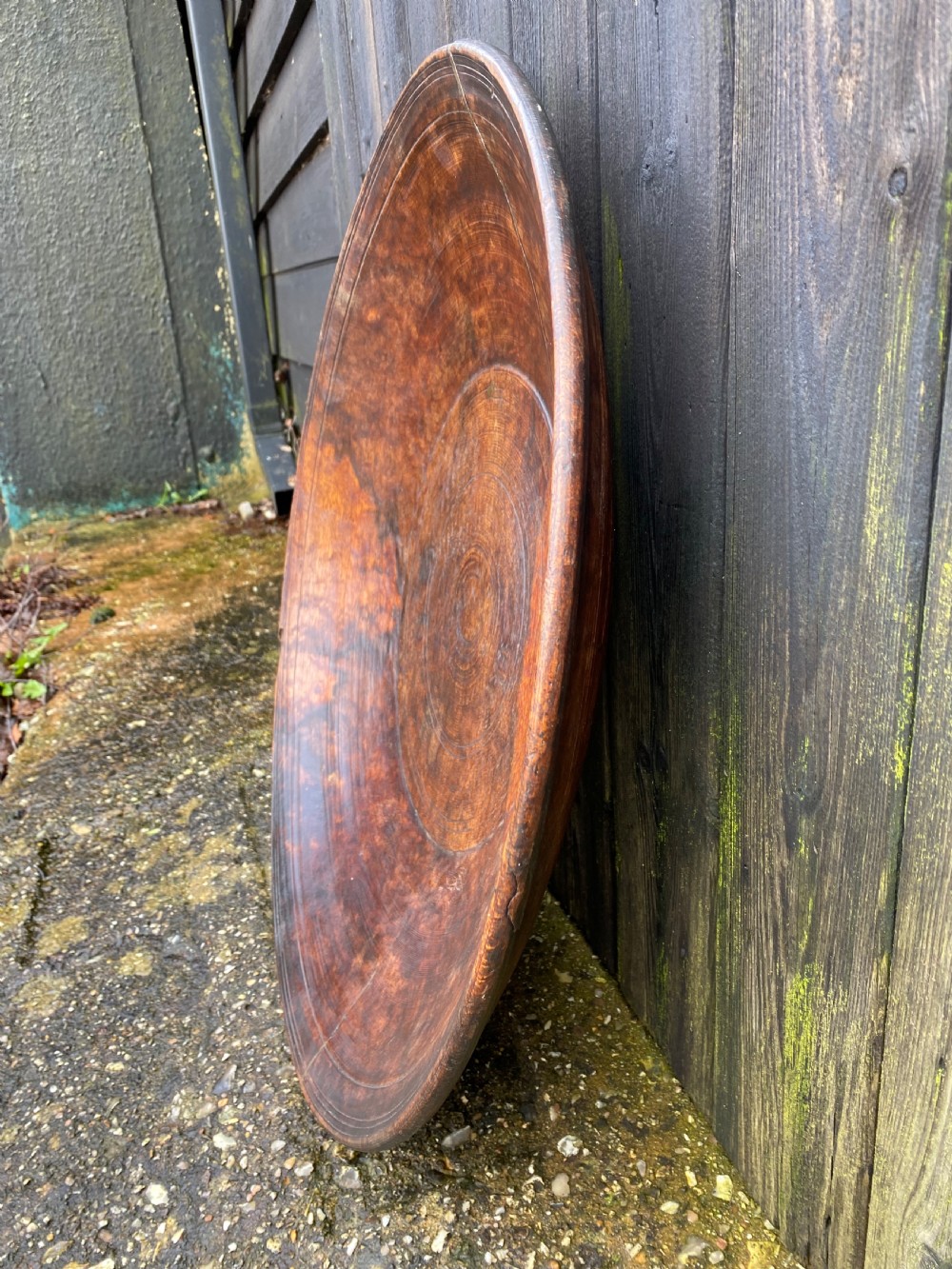 Antique Wooden Bowl View VI