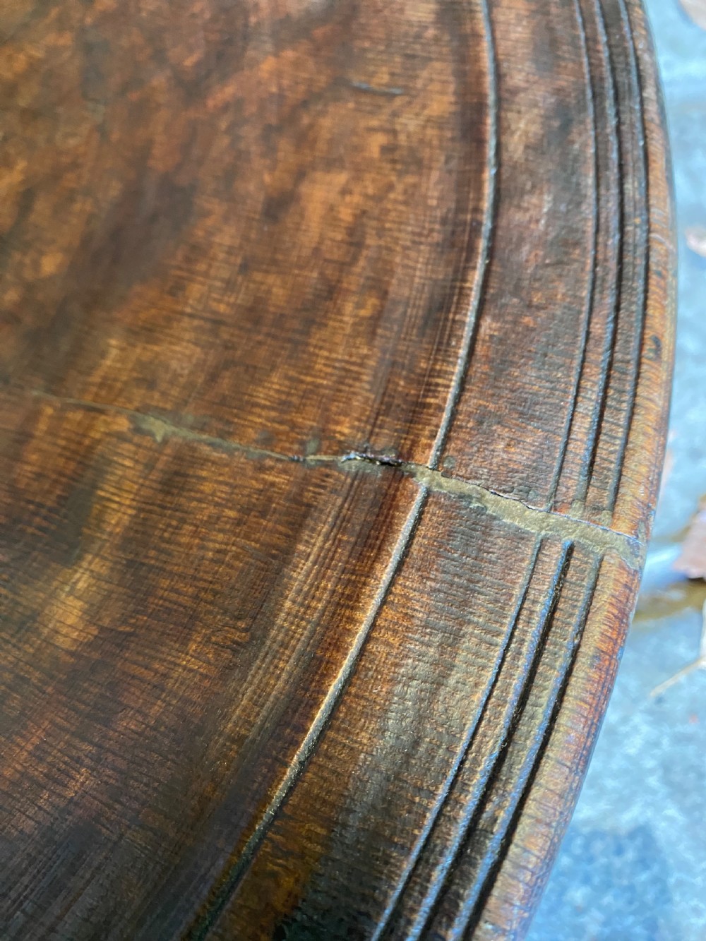 Antique Wooden Bowl View VIII
