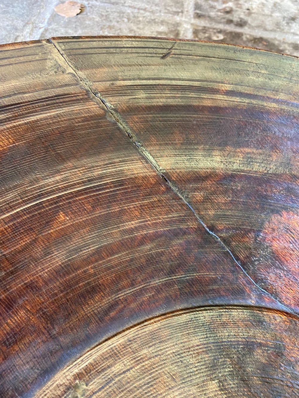 Antique Wooden Bowl View IX