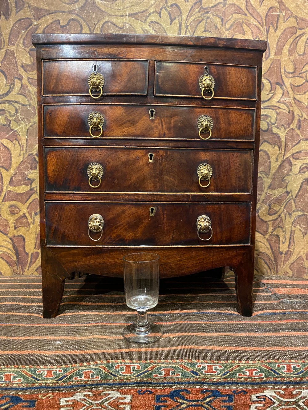 Antique Apprentice Piece Chest of Drawers View IV