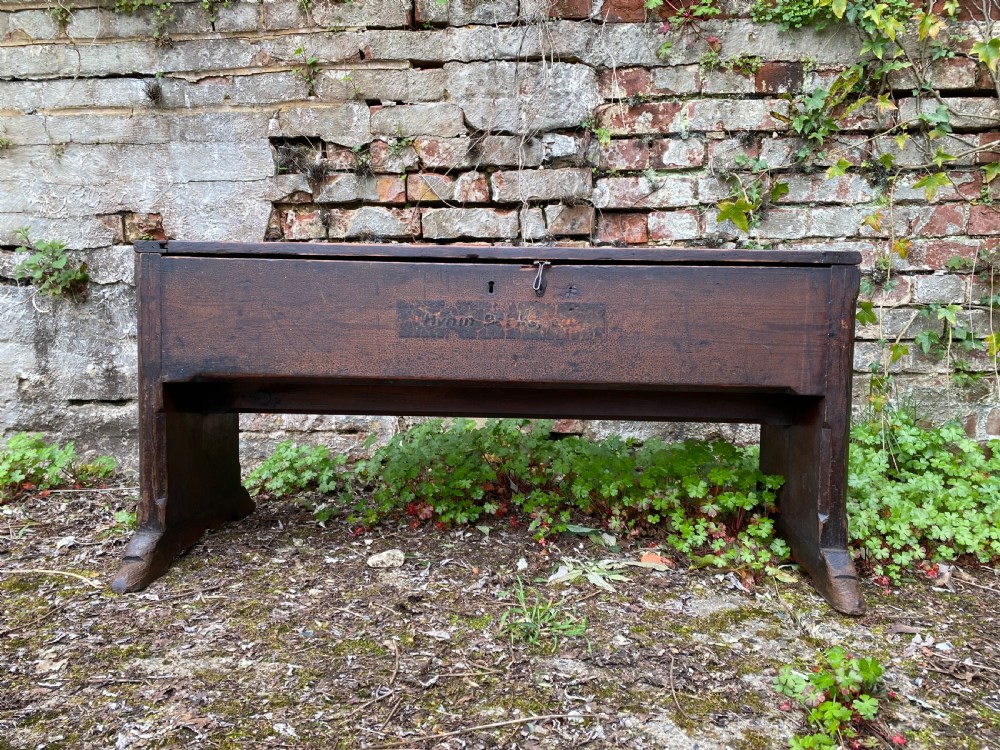 Antique Hall Bench View III