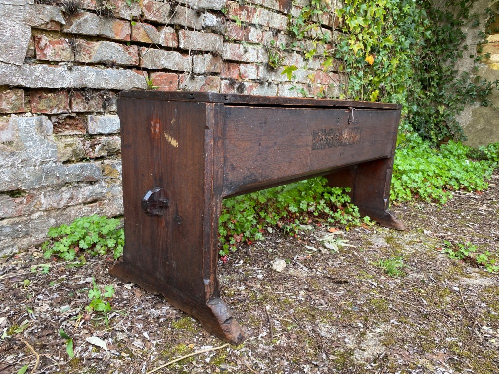 Antique Hall Bench View V