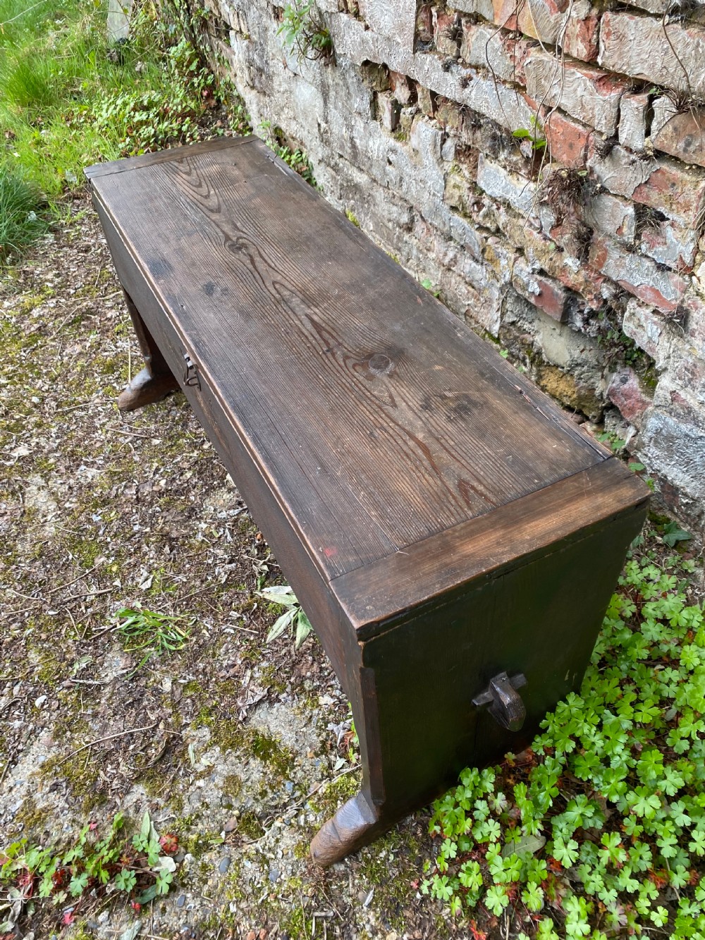 Antique Hall Bench View VIII