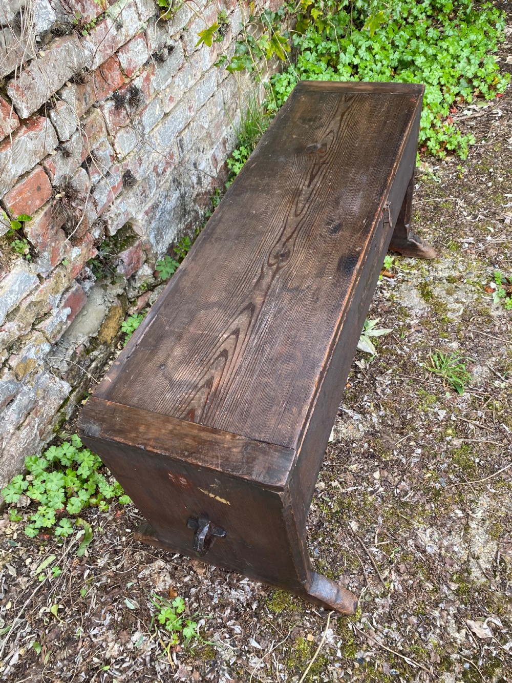 Antique Hall Bench View IX