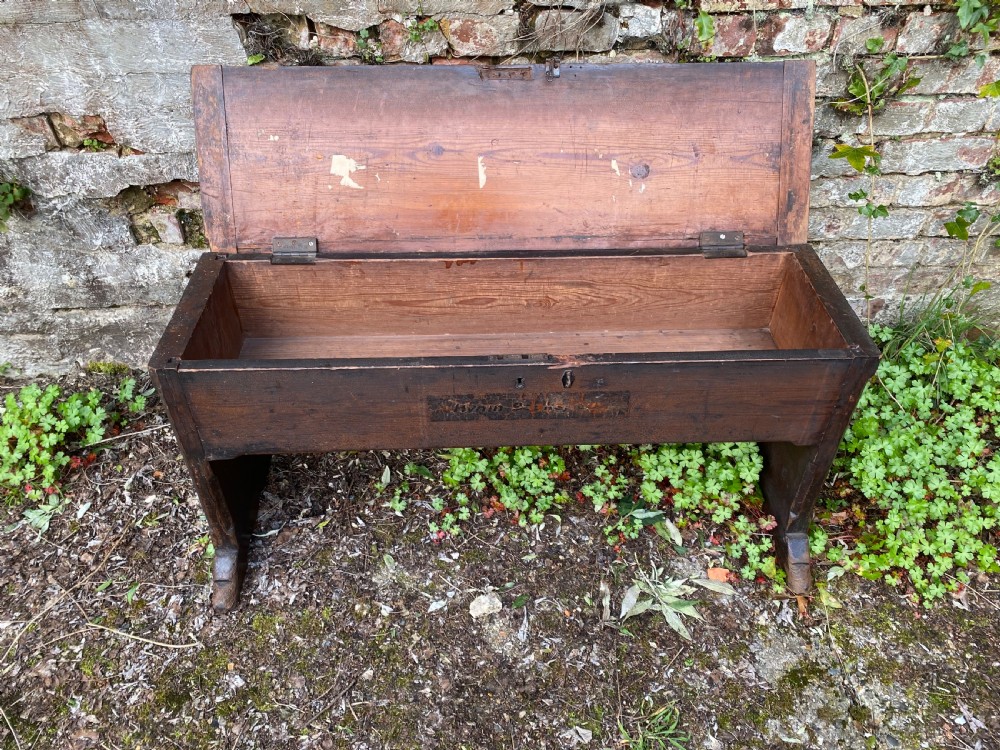 Antique Hall Bench View XV