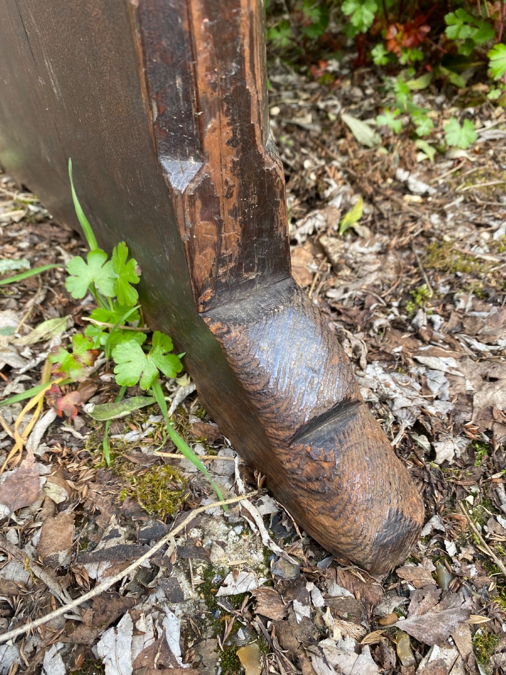 Antique Hall Bench View XVI
