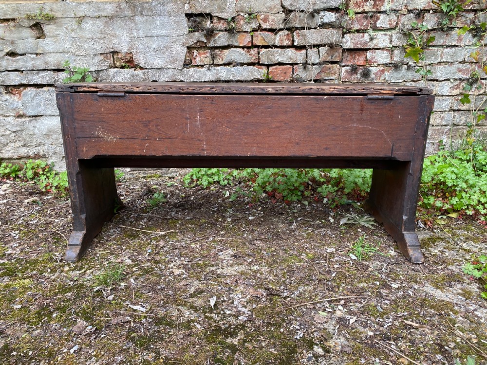 Antique Hall Bench View XX