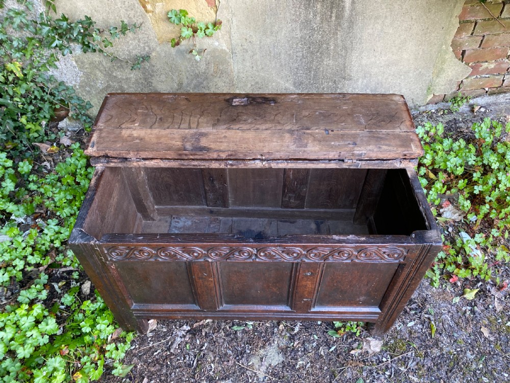 Early Oak Coffer View X
