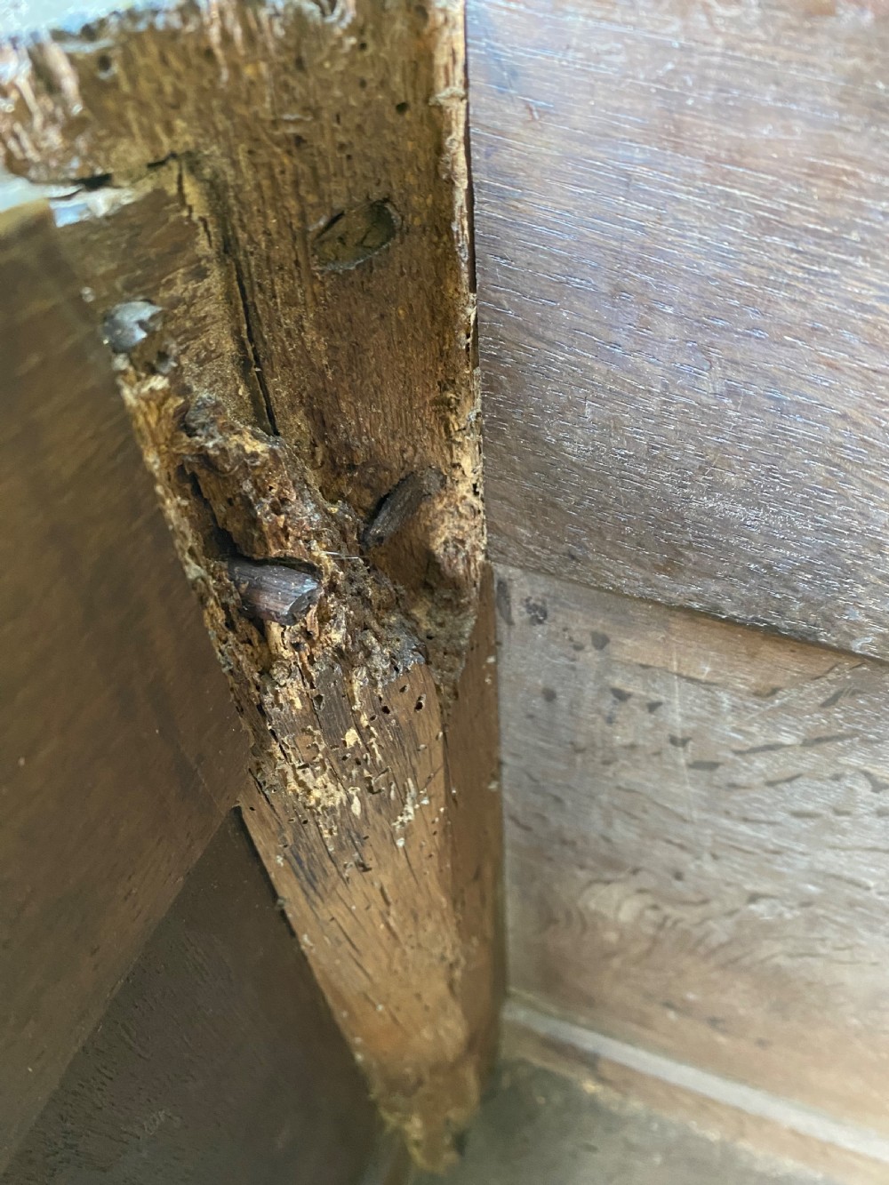 Early Oak Coffer View XII