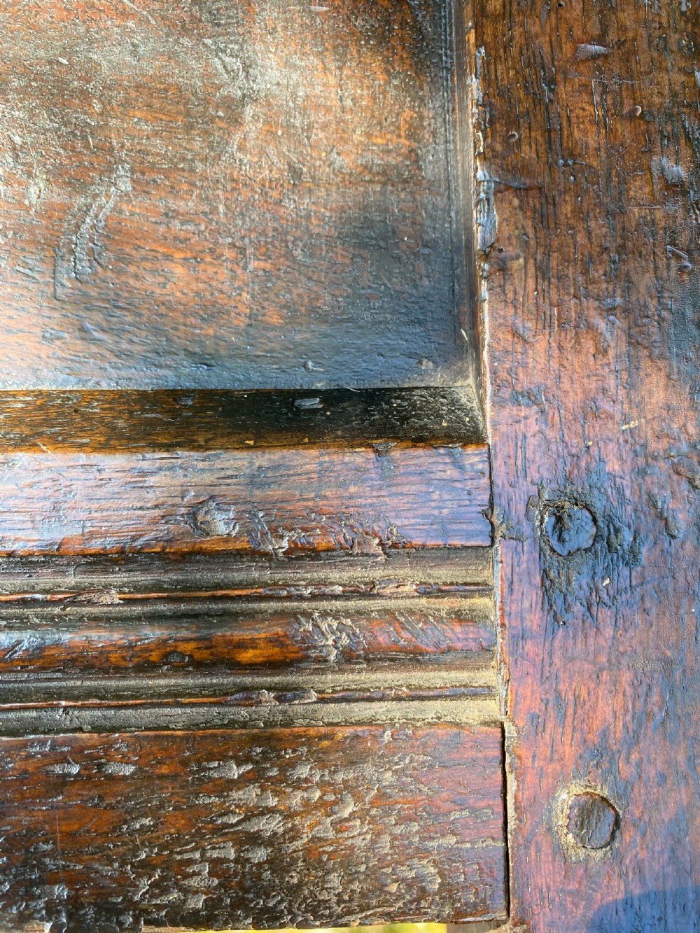 Early Oak Coffer View XVII