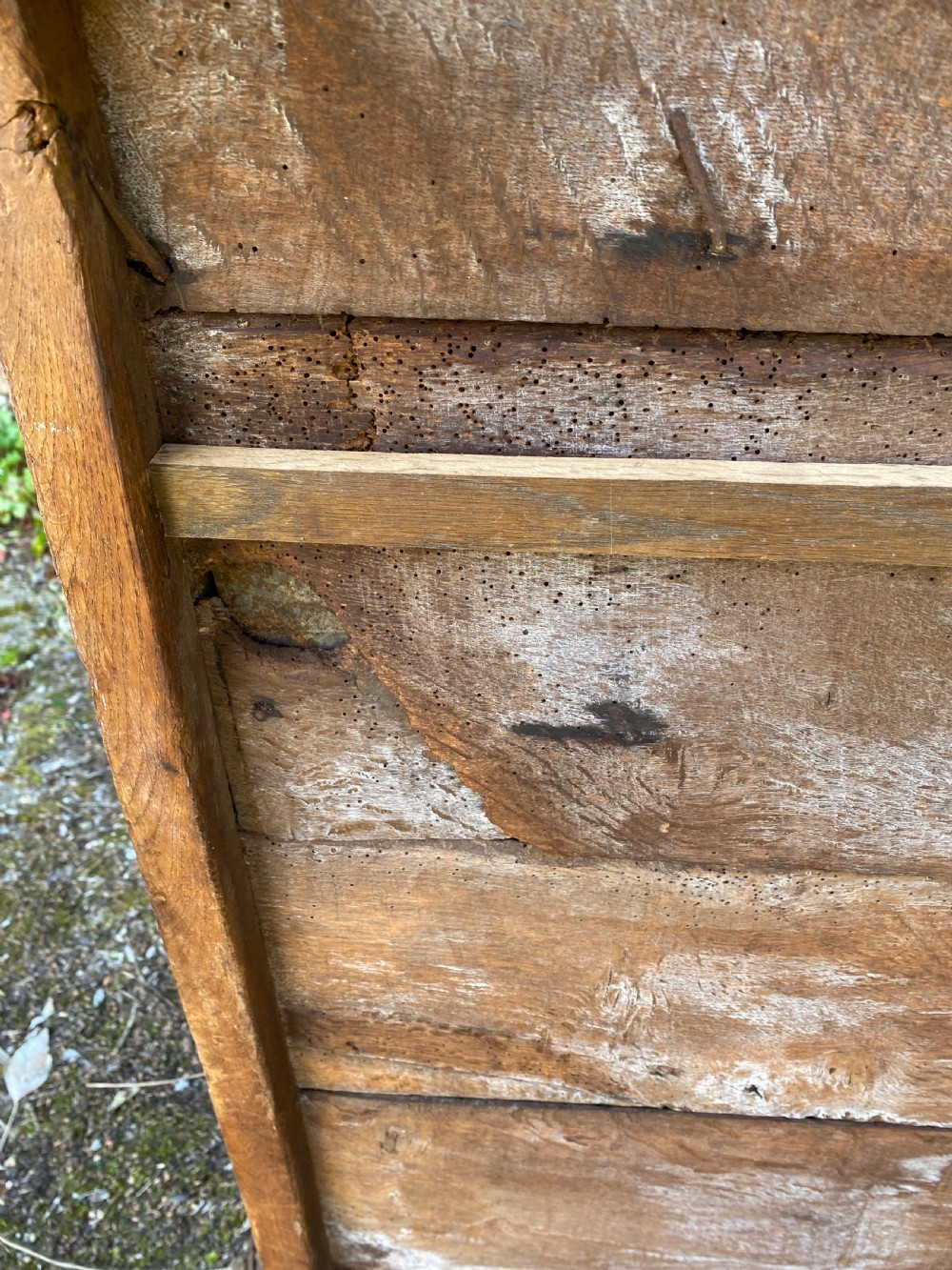 Early Oak Coffer View XIX