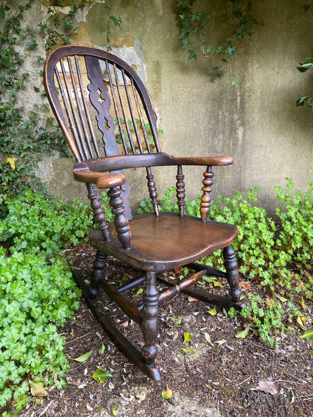Antique Windsor Rocking Chair View II