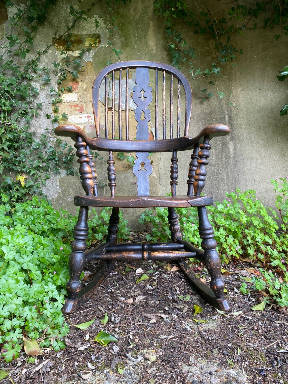 Antique Windsor Rocking Chair View IV