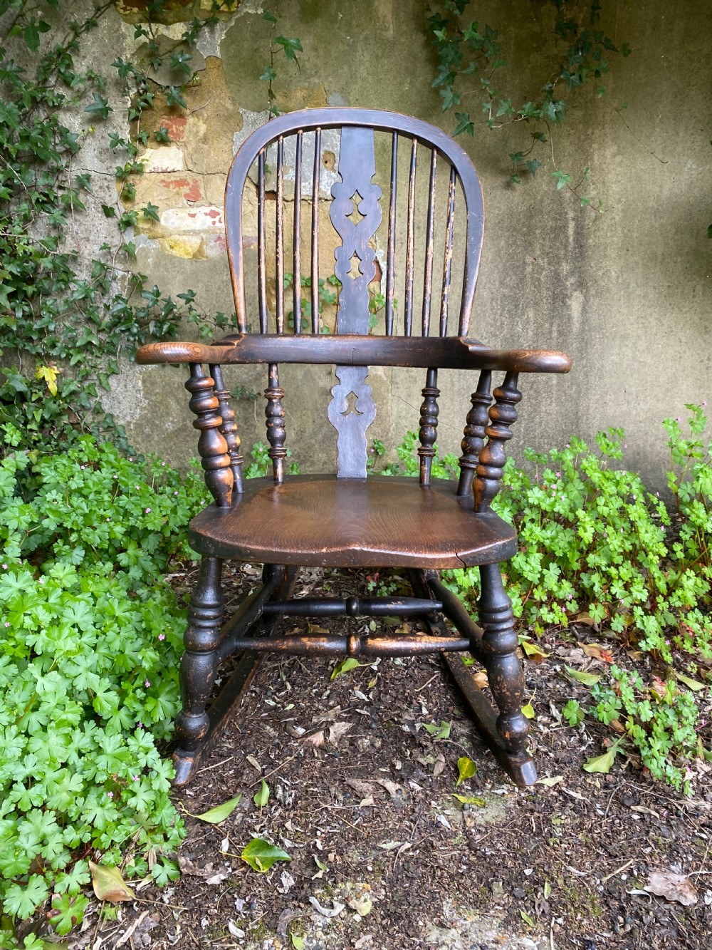 Antique Windsor Rocking Chair View V
