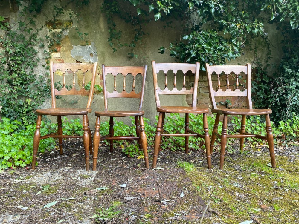 Set of Four Kitchen Dining Chairs  View II