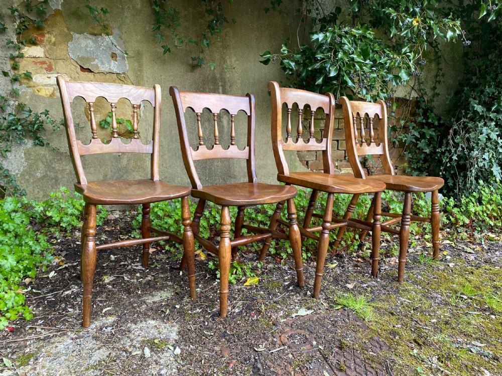 Set of Four Kitchen Dining Chairs  View V