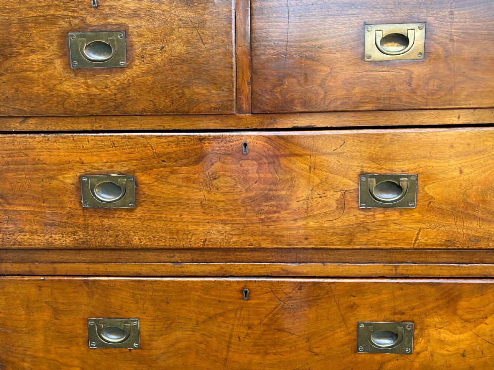 Antique Campaign Chest of Drawers  View VI