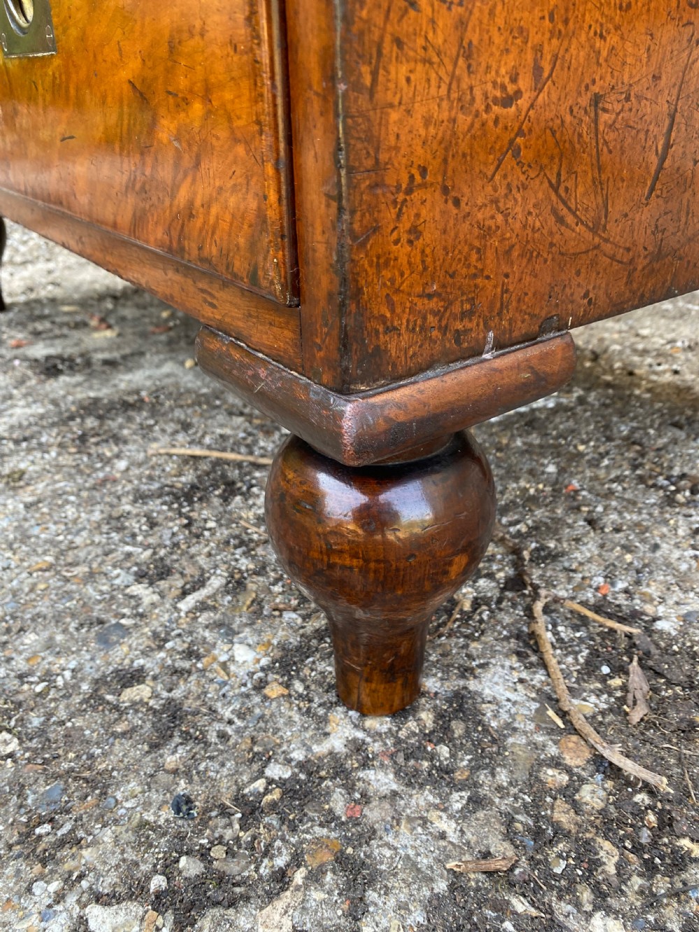 Antique Campaign Chest of Drawers  View XI