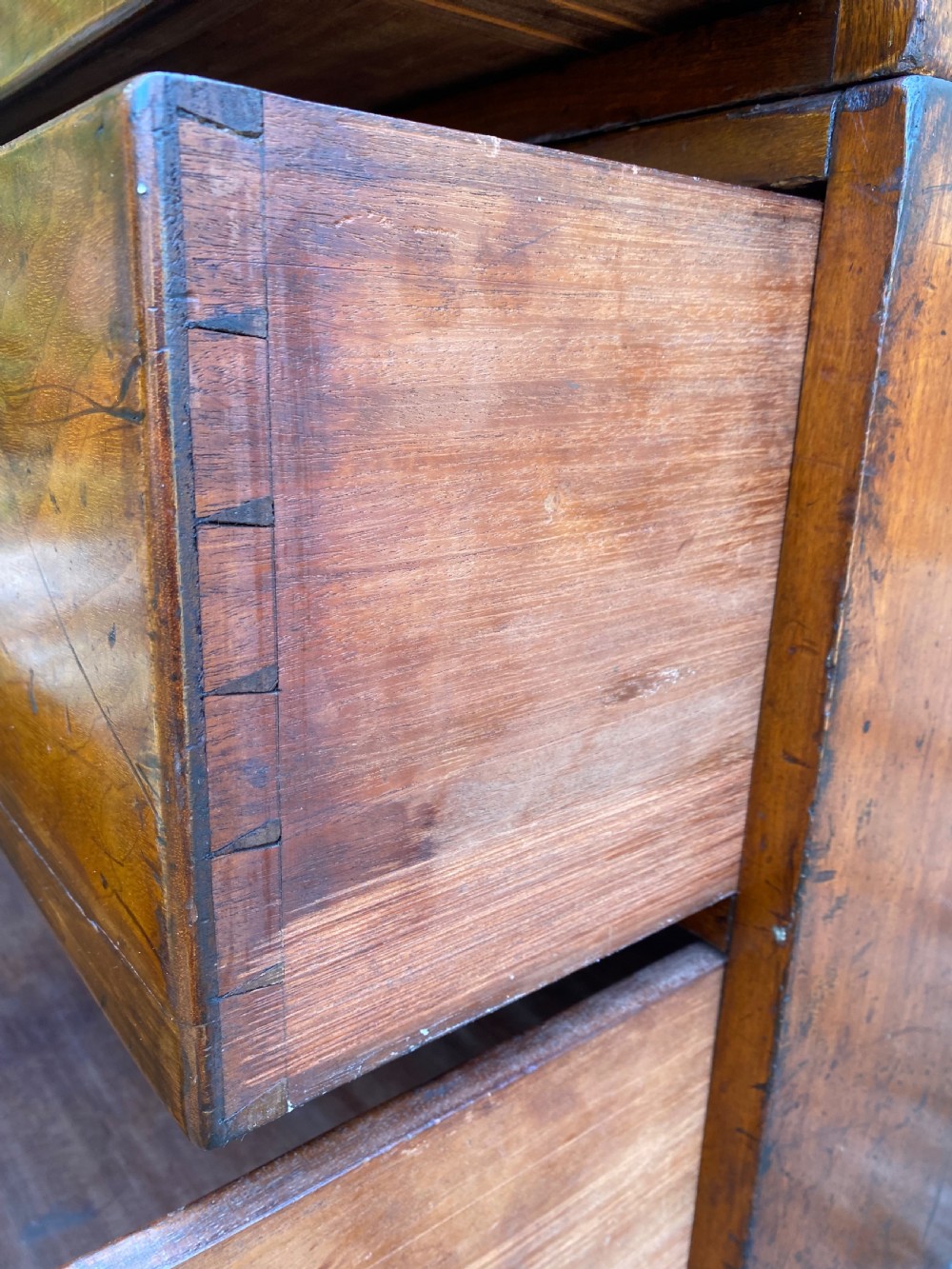 Antique Campaign Chest of Drawers  View XIII