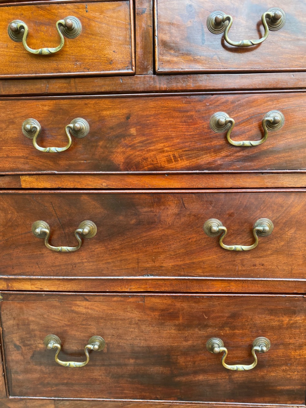 Antique Mahogany Bachelor’s Chest of Drawers  View XII