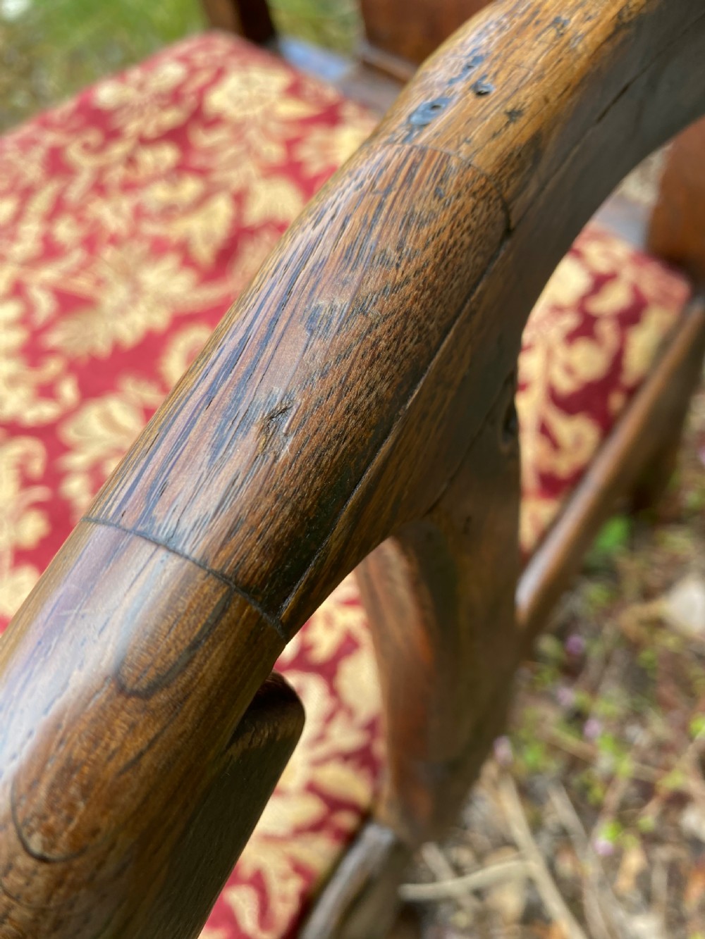 Queen Anne Oak Armchair  View IX