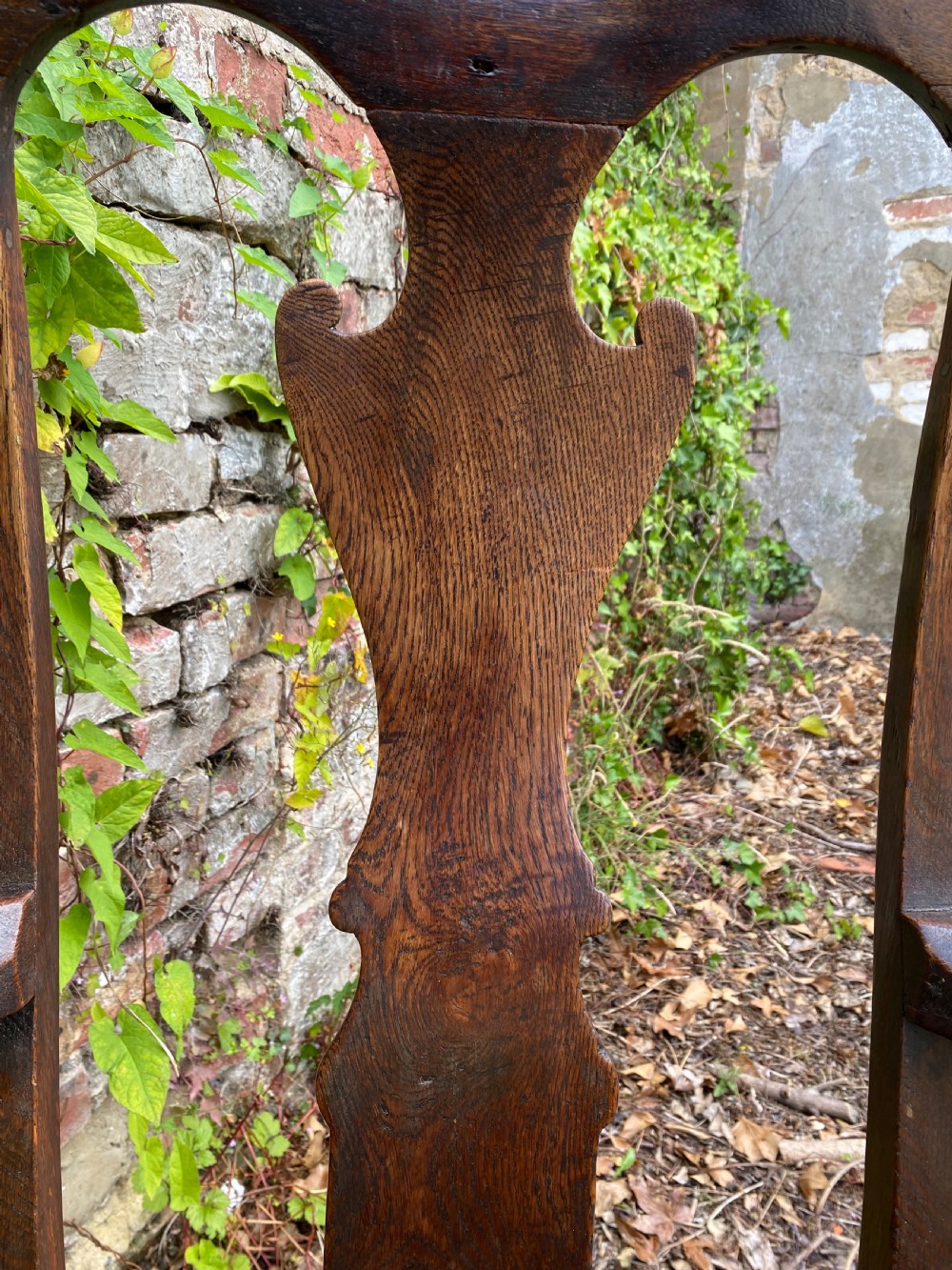 Queen Anne Oak Armchair  View XIV
