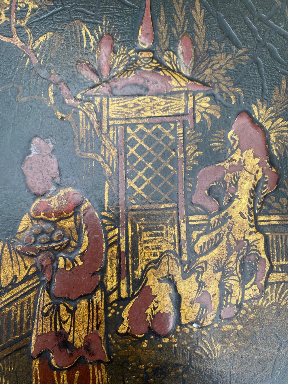 Chinoiserie tripod table View VII