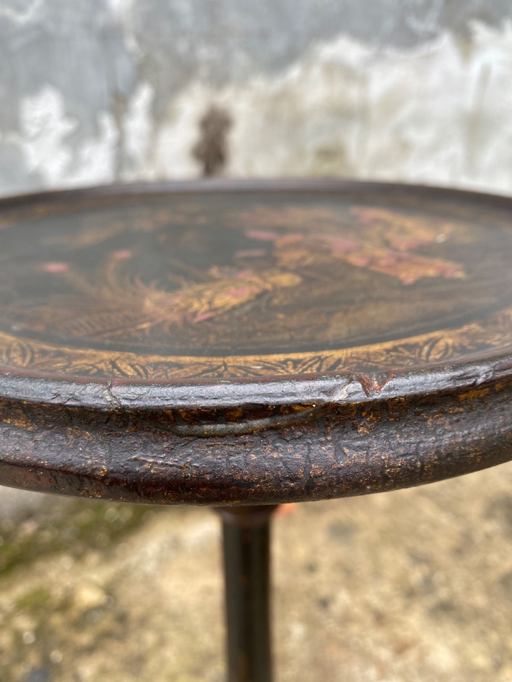 Chinoiserie tripod table View XIII